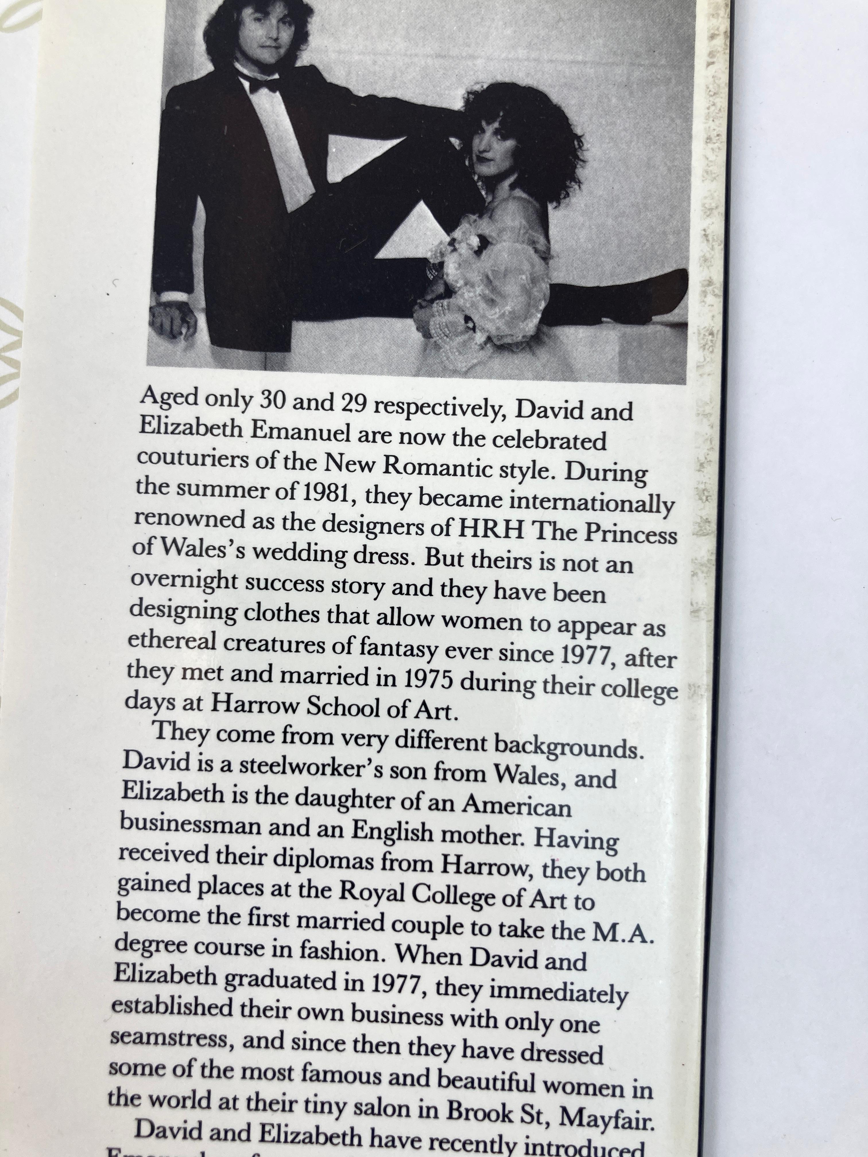 Style pour toutes les saisons Hardcover 1983 d'Elizabeth et David Emanuel en vente 15
