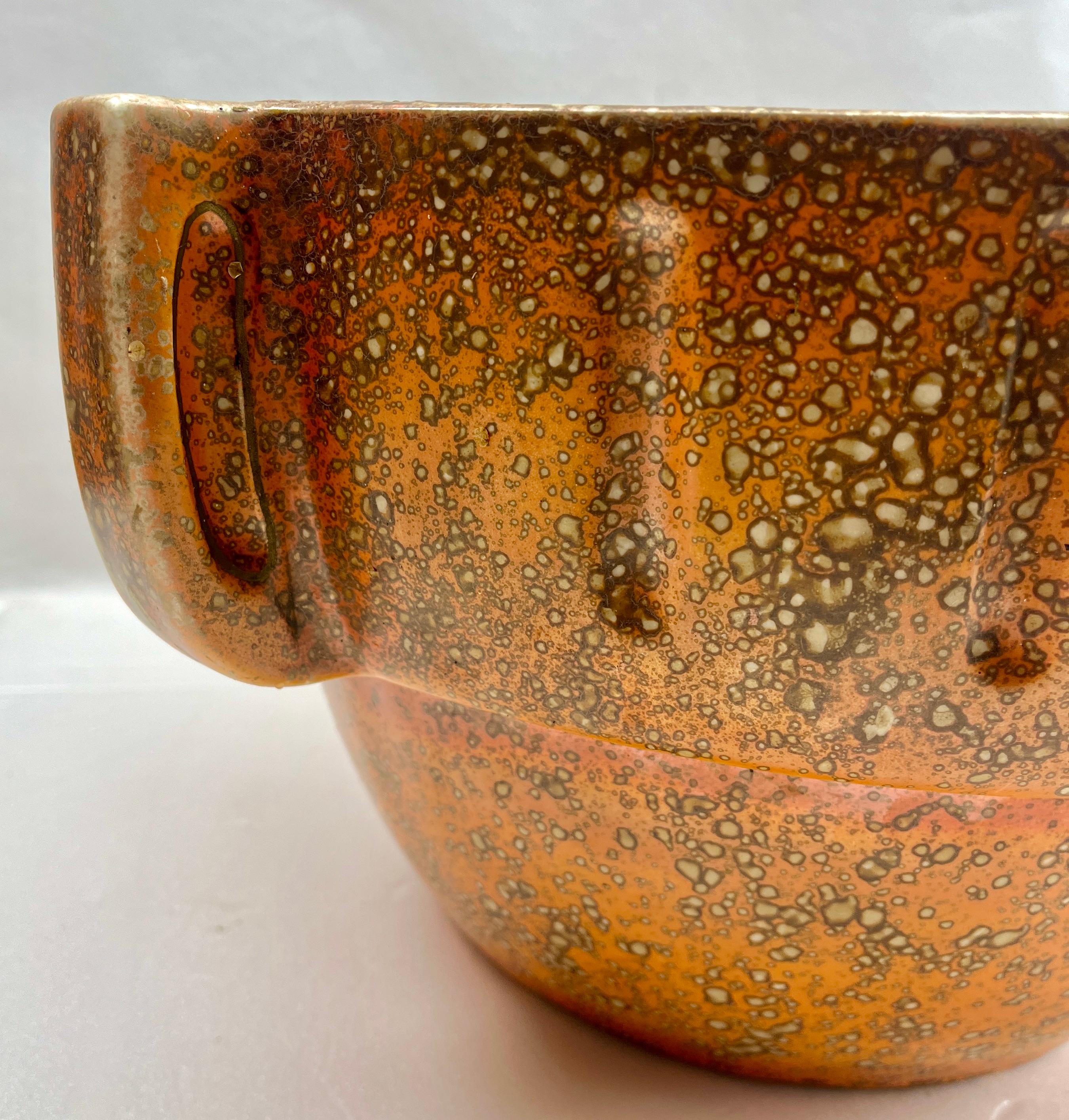 Stile di Delphin Massier Majolica Jardinière 'Fioriera e supporto Numero. 7825 in vendita 4