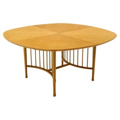 Style of Ettore Sottsass Dining Table. Large Rounded Square form.