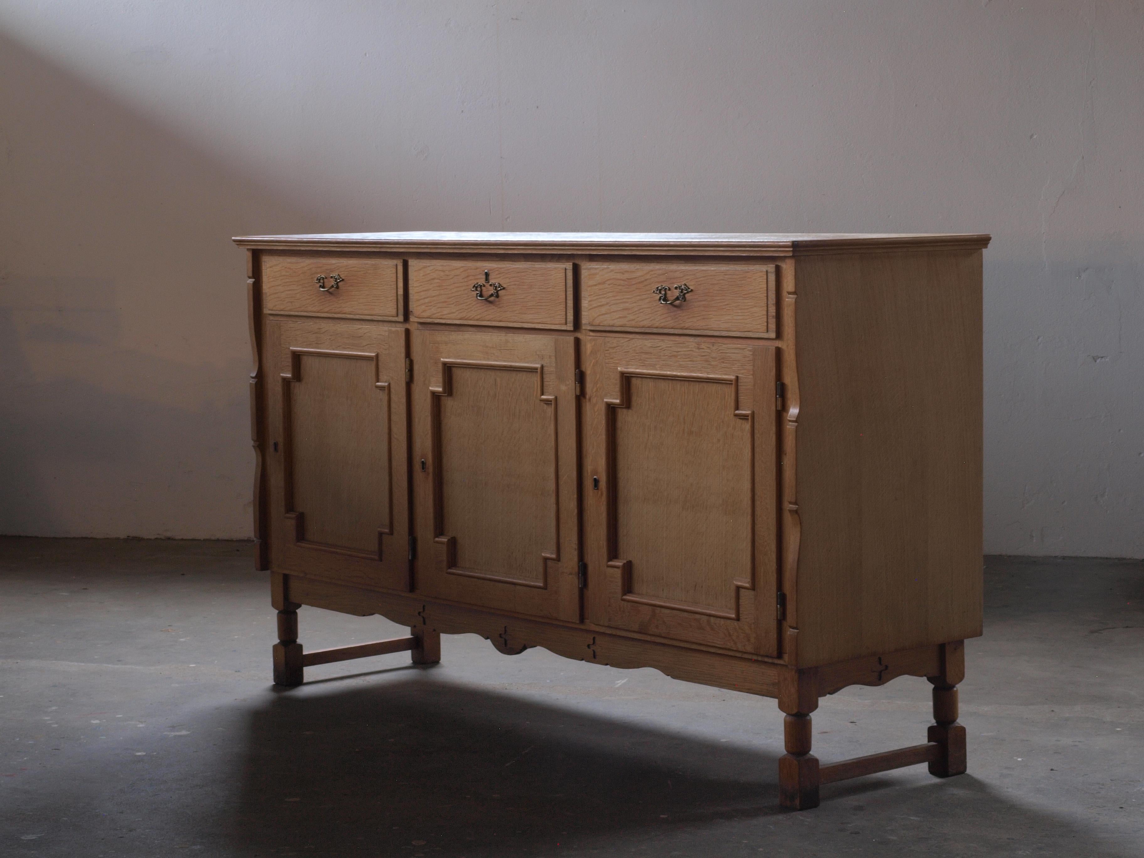 Mid-Century Modern Style of Kjærnulf Oak Cabinet