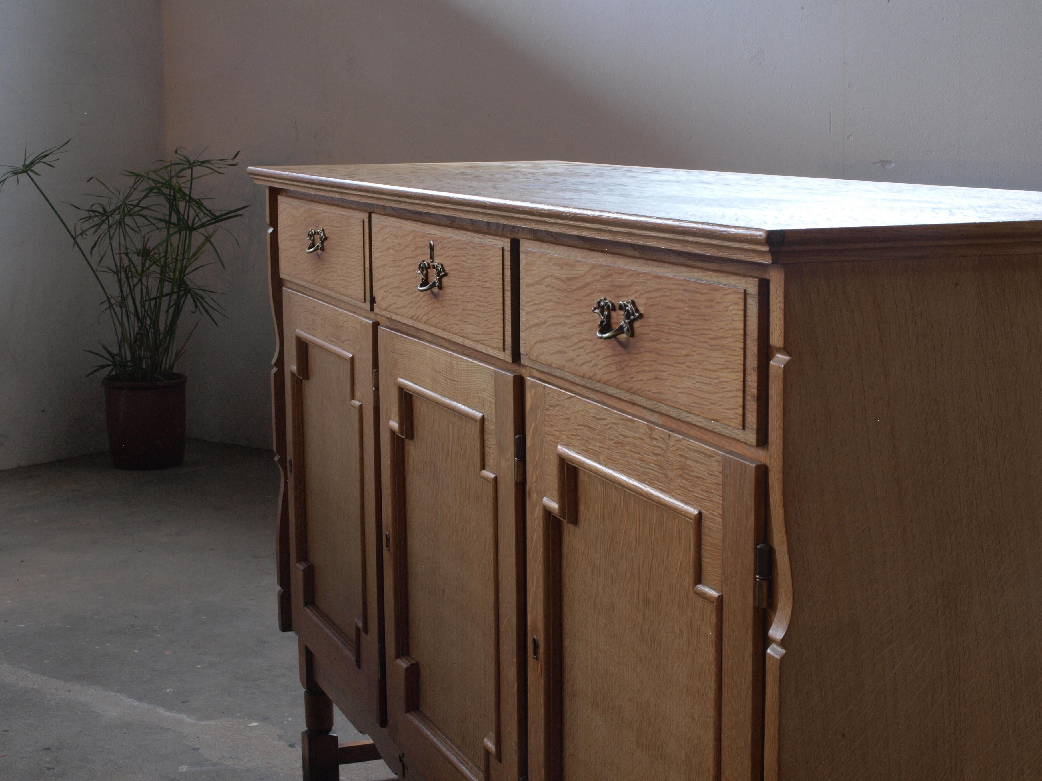 Style of Kjærnulf Oak Cabinet In Good Condition In Store Heddinge, DK