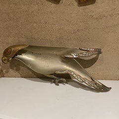 Style of Los Castillo Decorative Bowl Parrot Dish Married Metals de Mexico 1970s