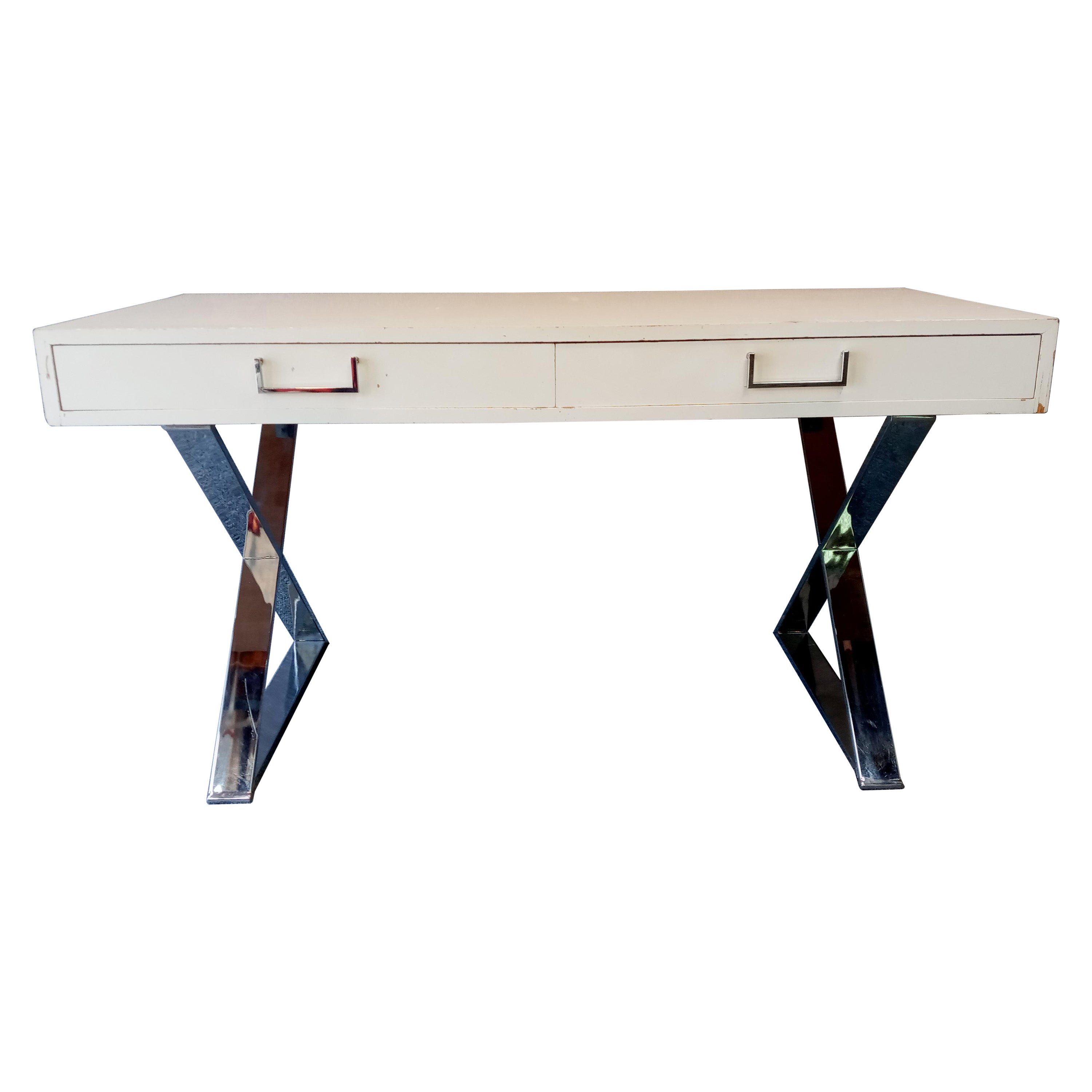 Bureau à deux tiroirs de Milo Baughman par John Stewart
