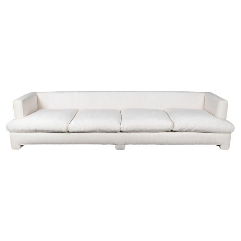 Style of Milo Baughman Oversized Sofa For Sale