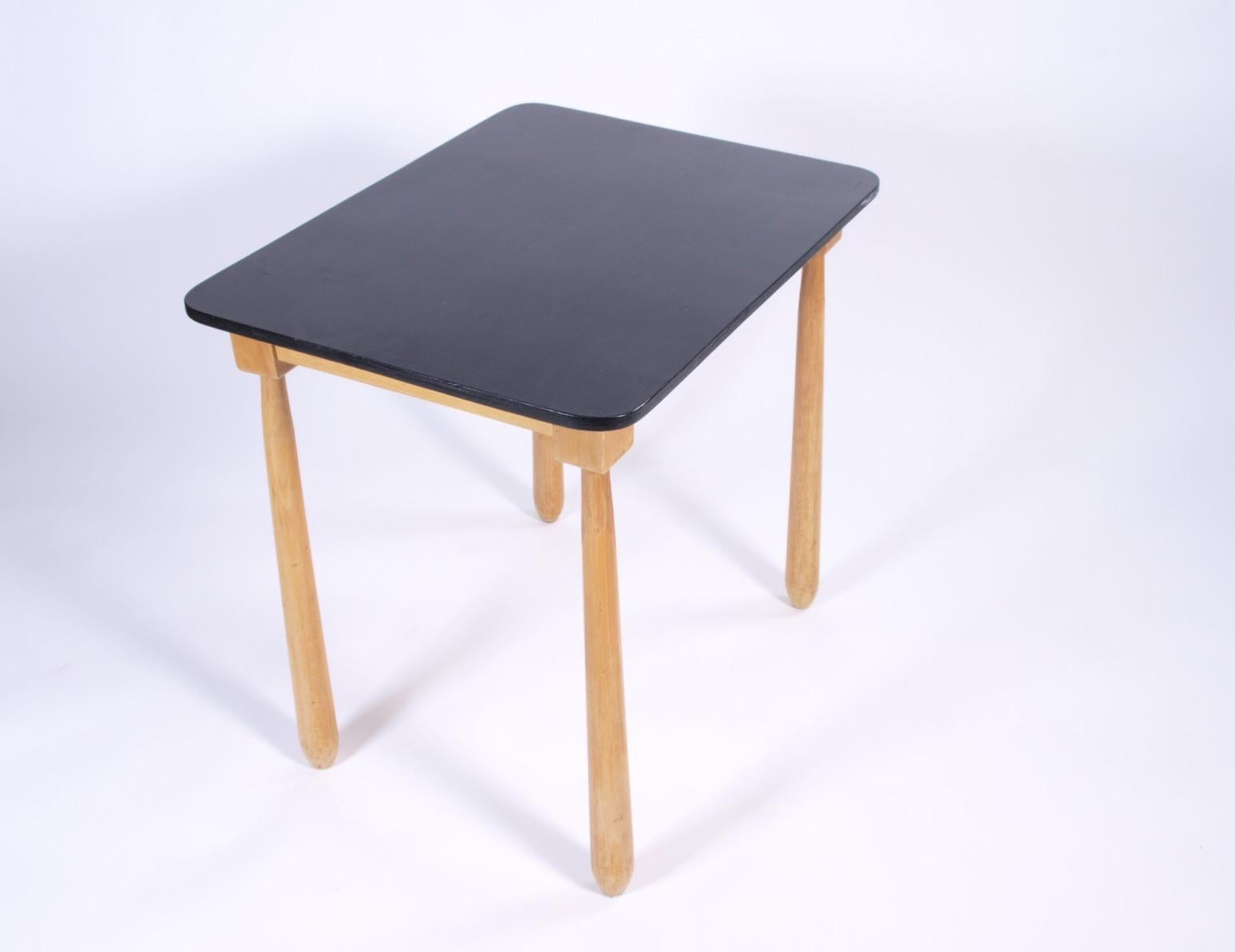 Birch Style of Phillip Arctander Club Legged Table For Sale