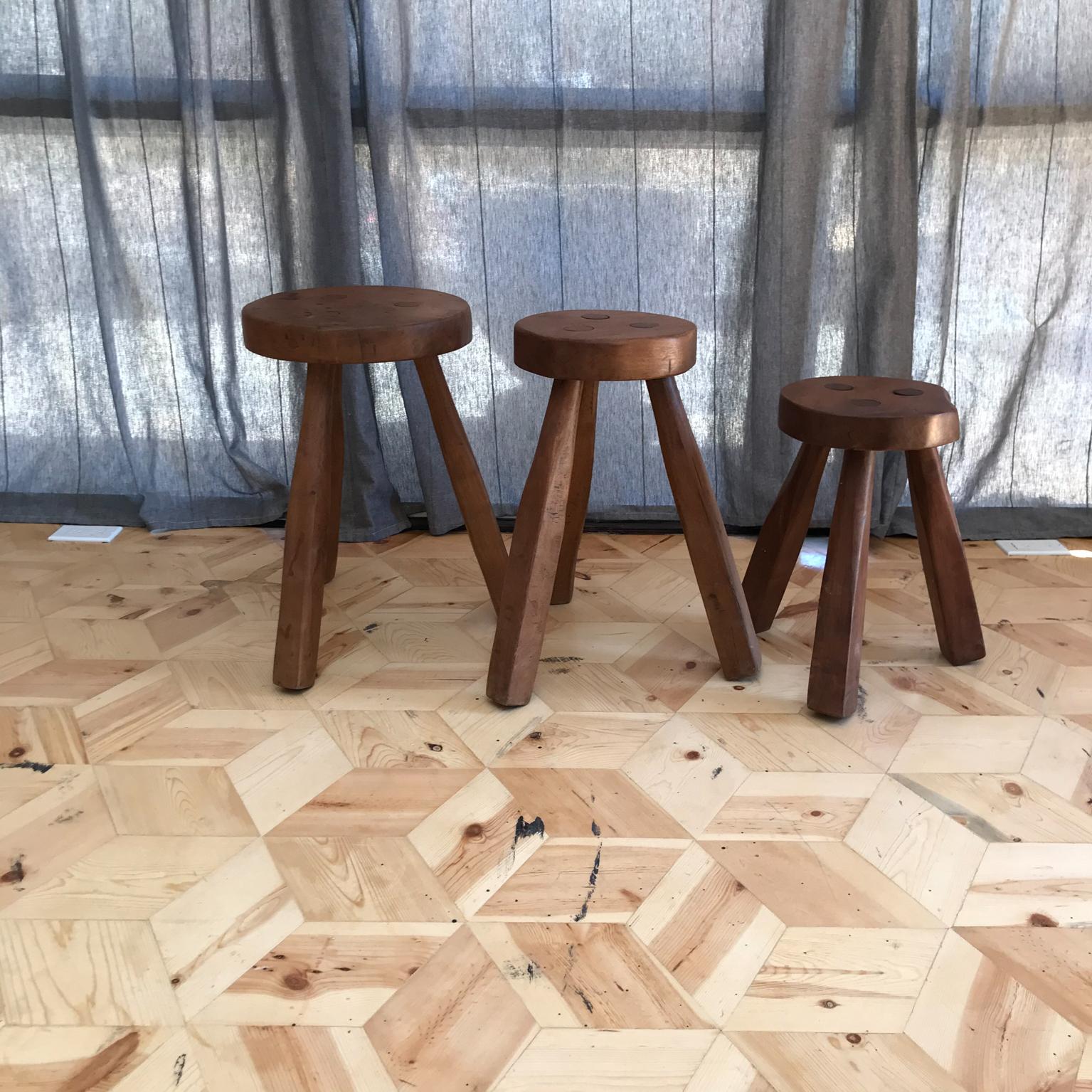 3 legged wood stool