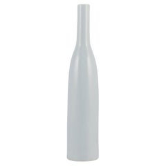 Style of Ruelland, Tall Bottle-Shaped Ceramic Vase