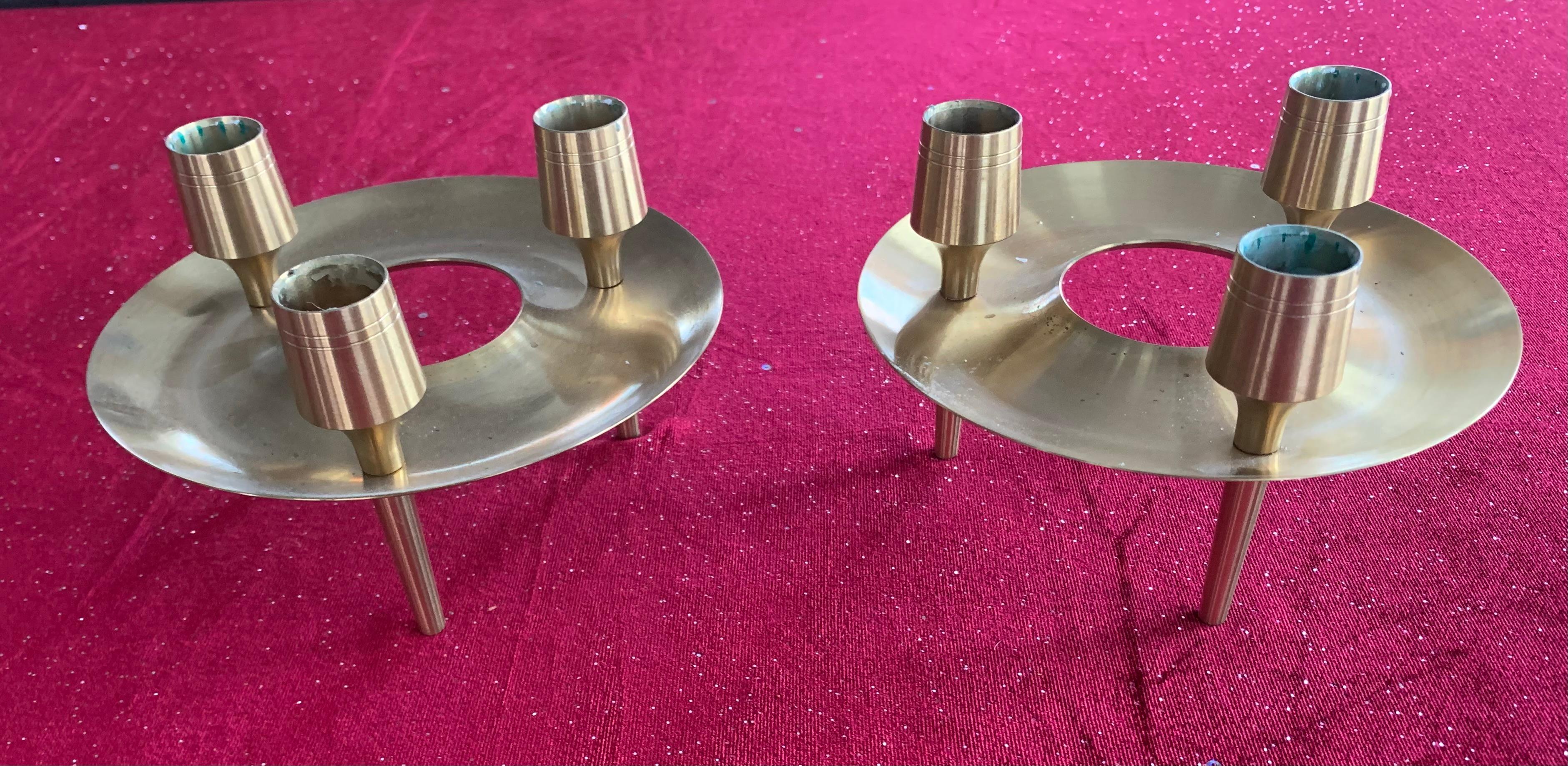 Finnish Style Taito (Paavo Tynell) Candle Holders For Sale