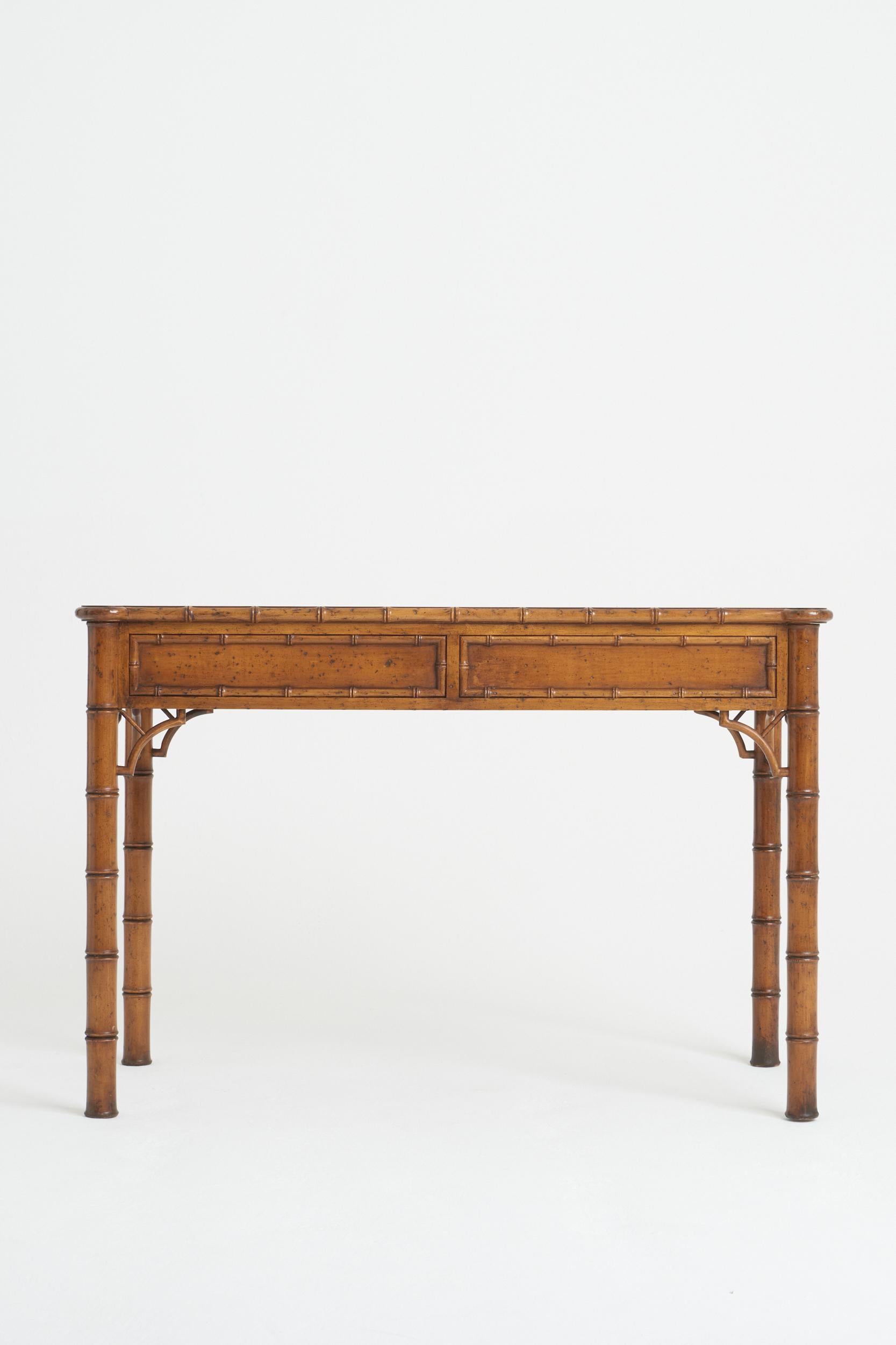 Spanish Stylised Bamboo Desk