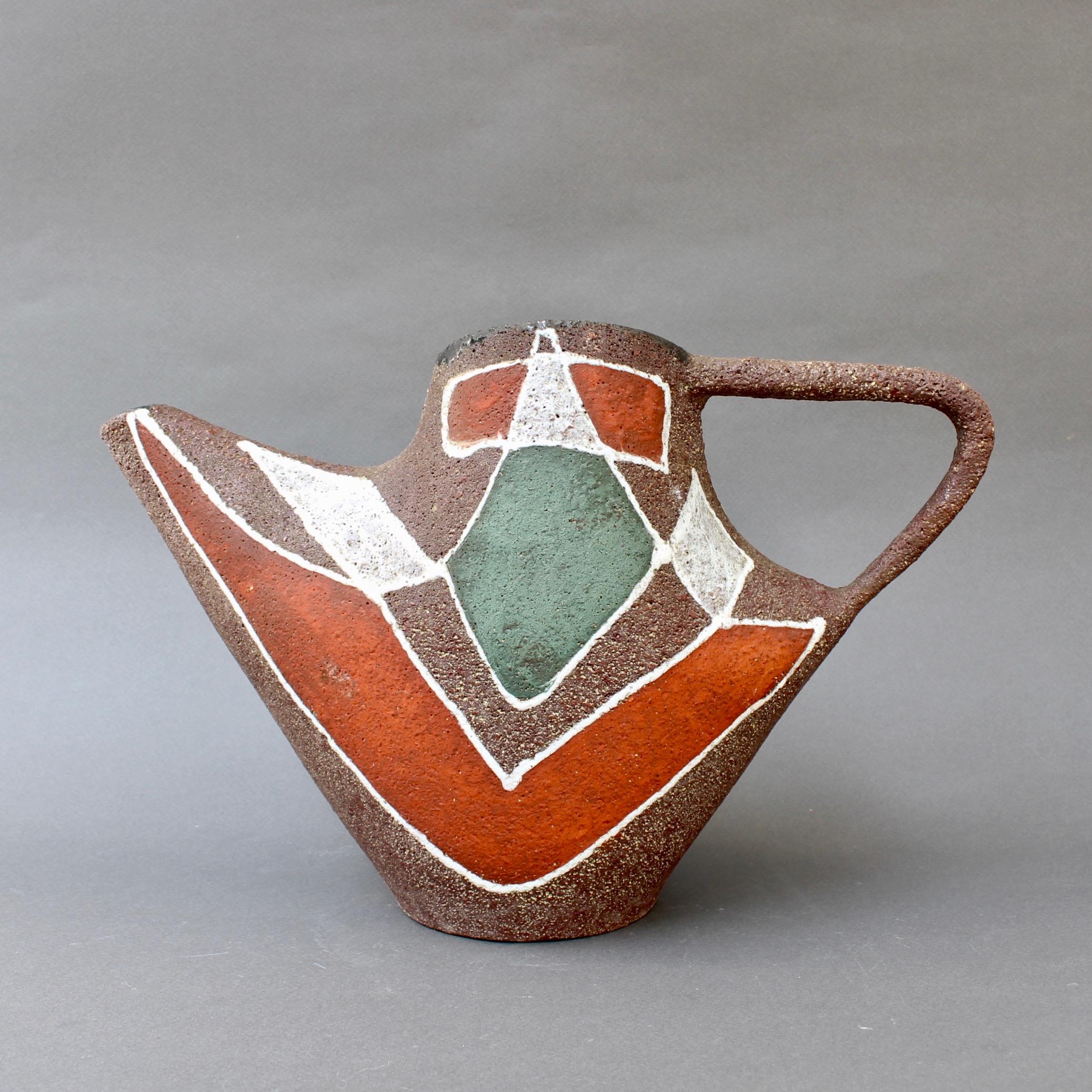 Mid-Century Modern Stylised MidCentury Ceramic Watering Pot / Vase by Accolay, circa 1950s