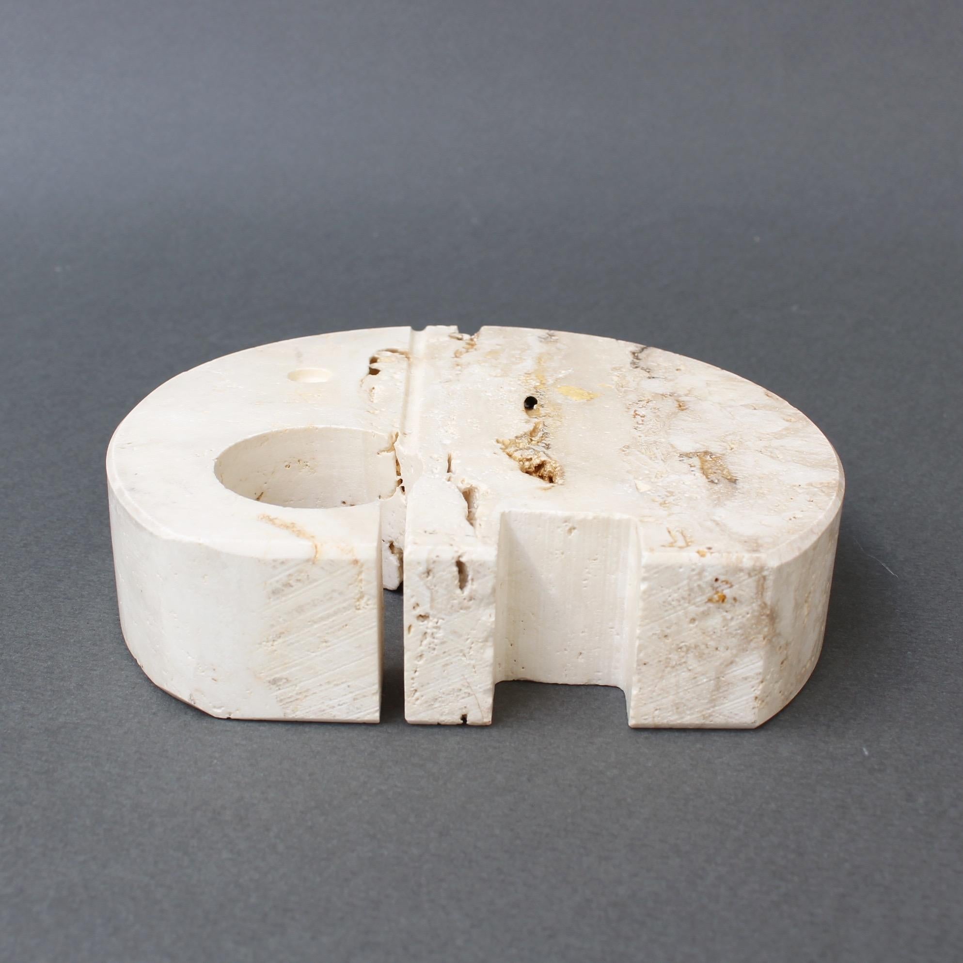 Stylised Travertine Elephant Envelope Holder by Mannelli Brothers 'circa 1970s' 4