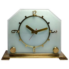 Stylish 1930s Art Deco Mantle Clock by Goblin