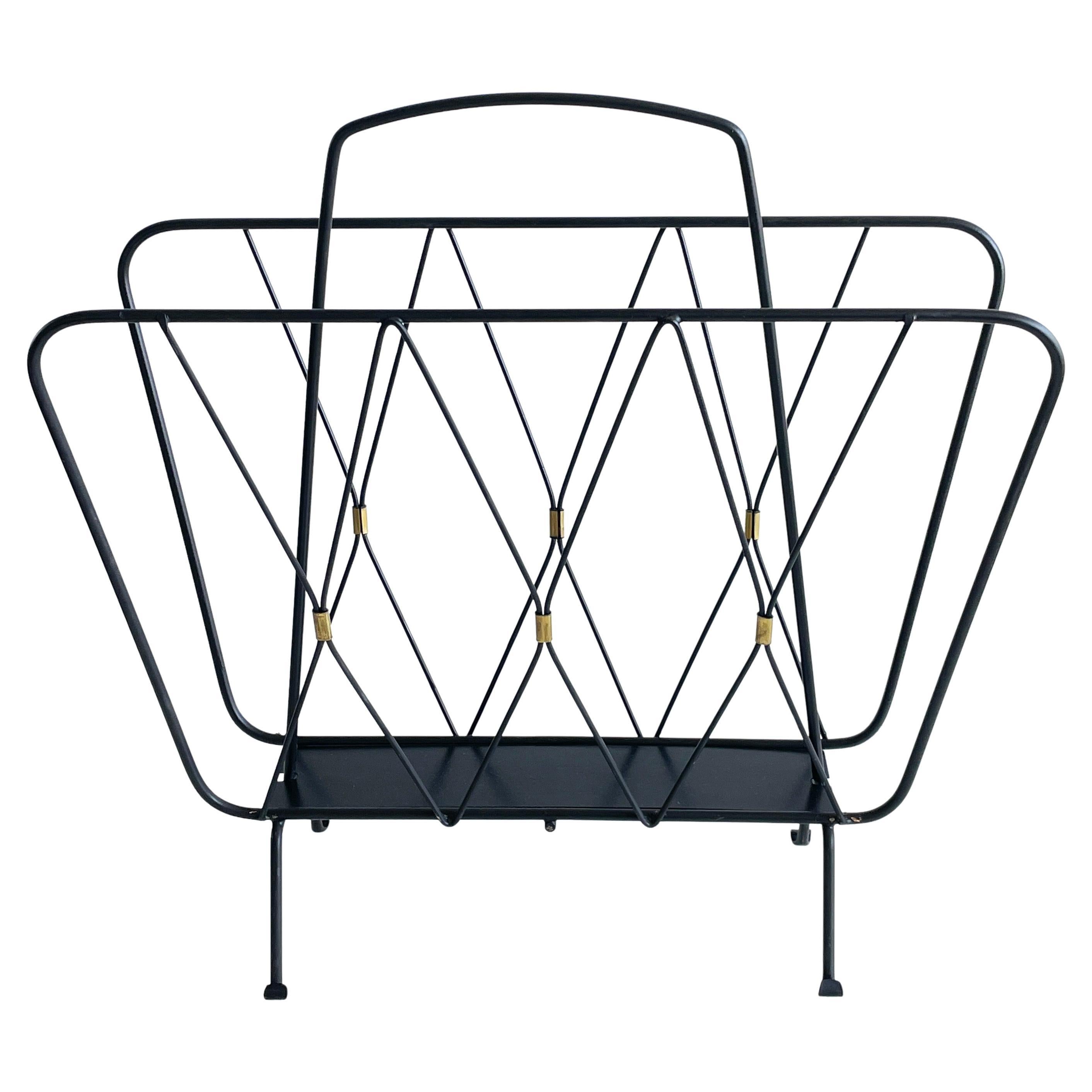 Elegante soporte para revistas/periódicos de los años 60 en venta