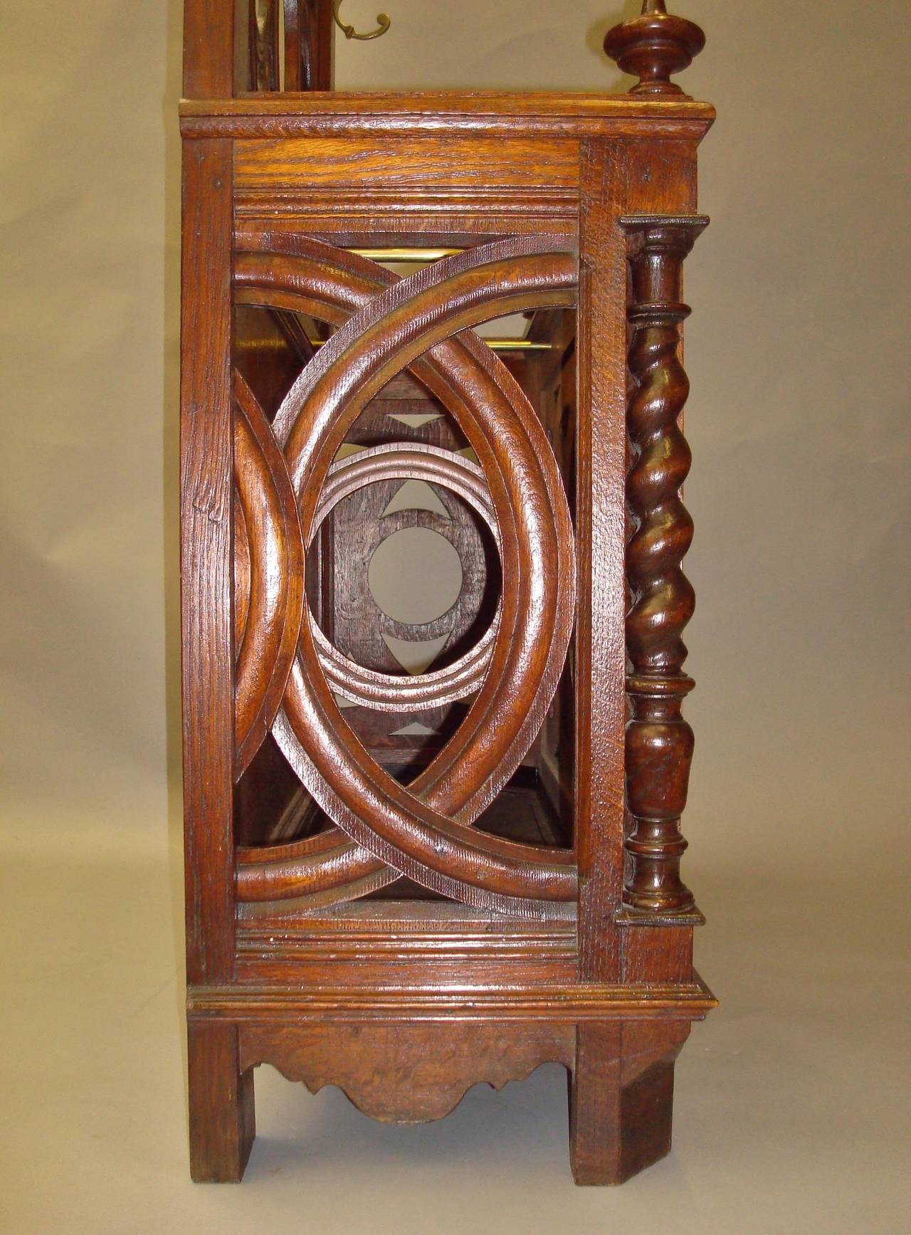 Stylish 19th Century Oak Hall Stand For Sale 1