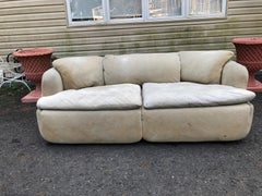 Stylish 2 Seater Confidential Sofa Loveseat Alberto Rosselli for Saporiti