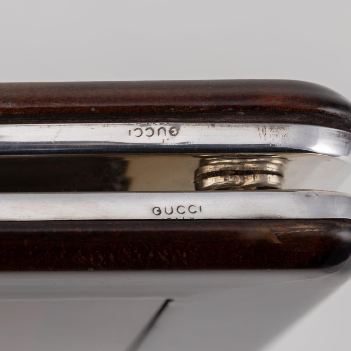 Stylish 20th Century Gucci Silver Plated Picture Frame c.1970 3
