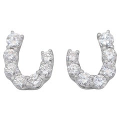 Stylish 2.53ct Natural Diamonds Earrings in 18k White Gold - IGI Certified