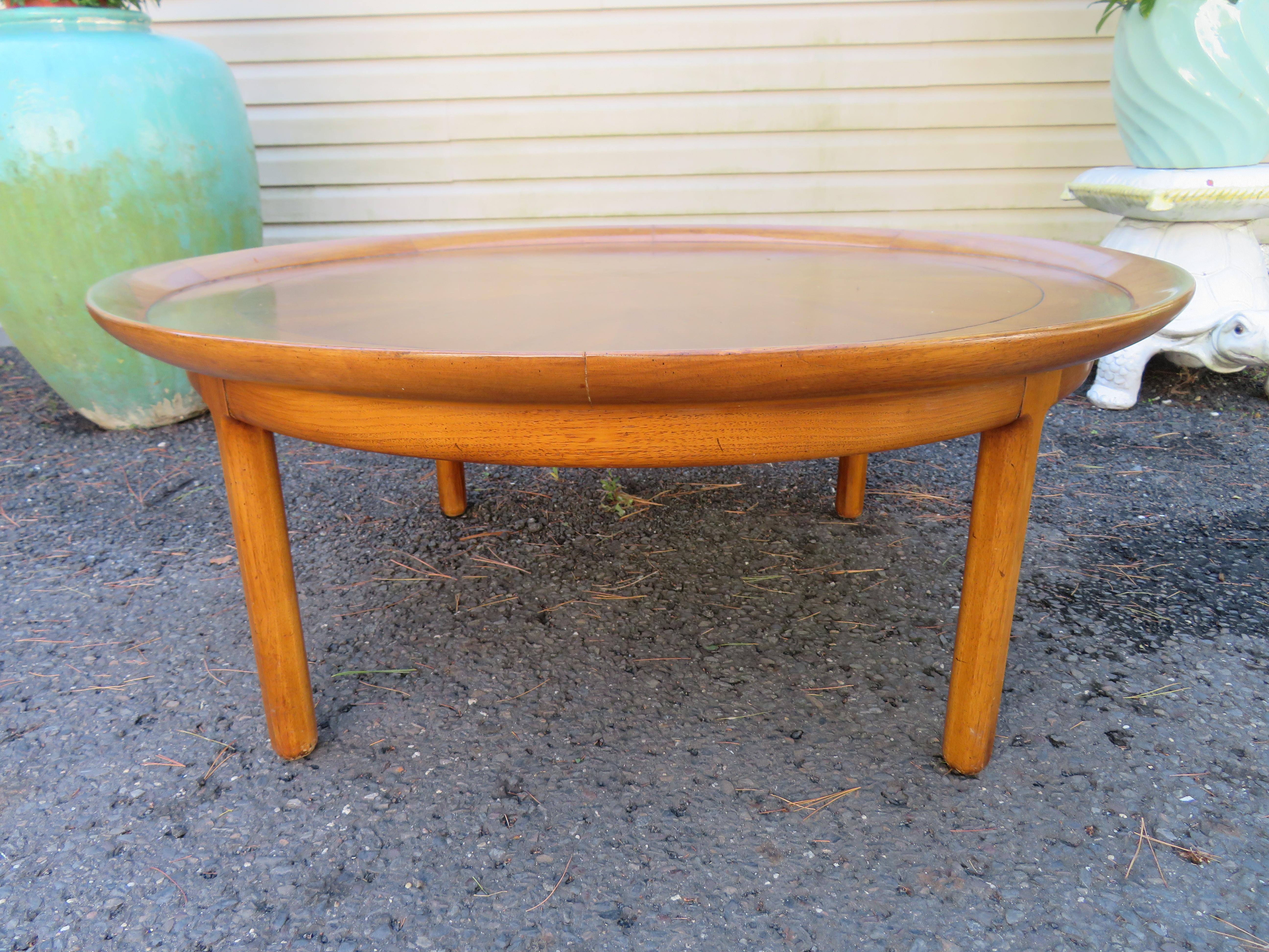 Stylish Round Coffee Table Sophisticate for Tomlinson Mid-Century Modern 3