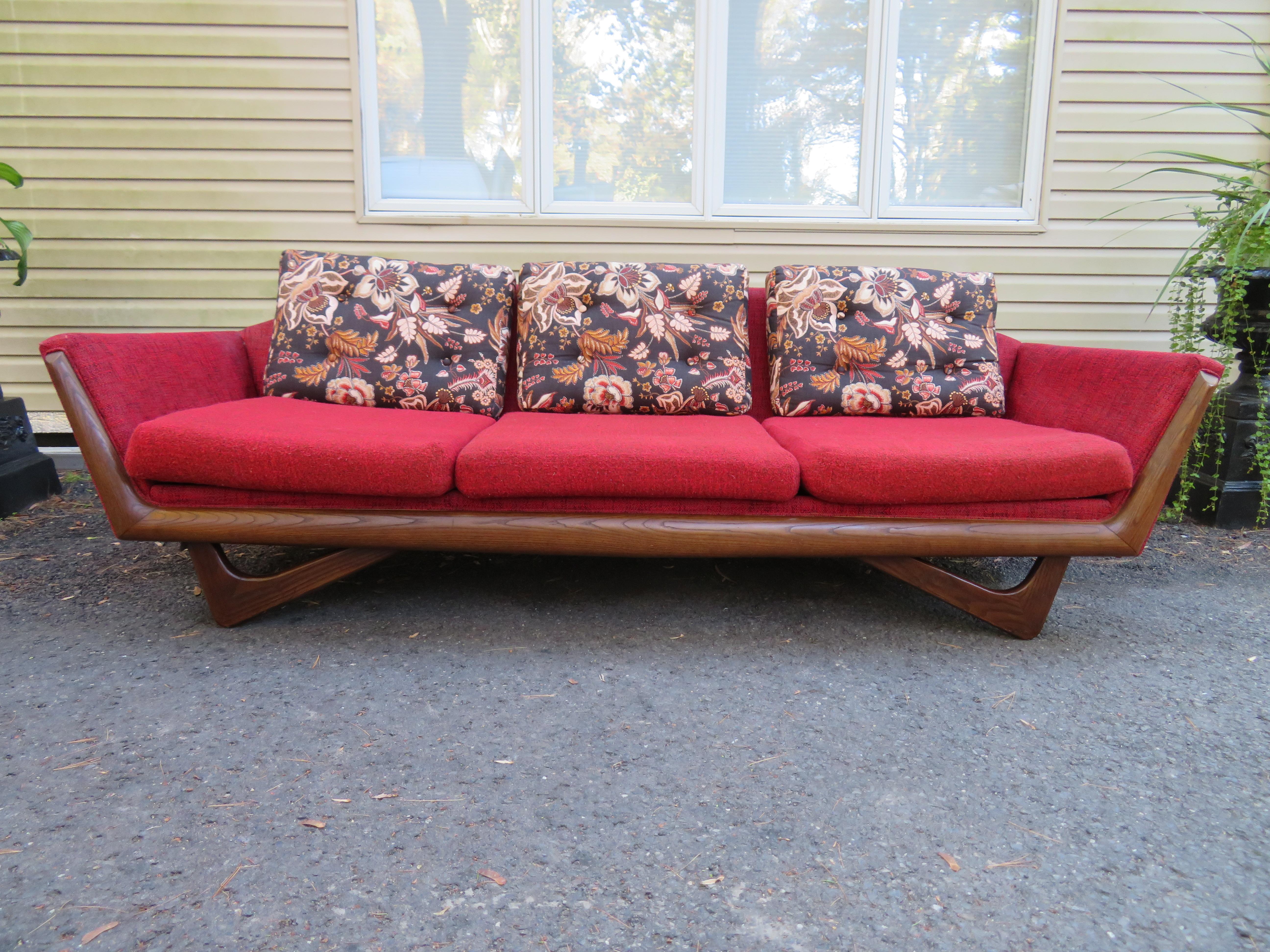 adrian pearsall style sofa