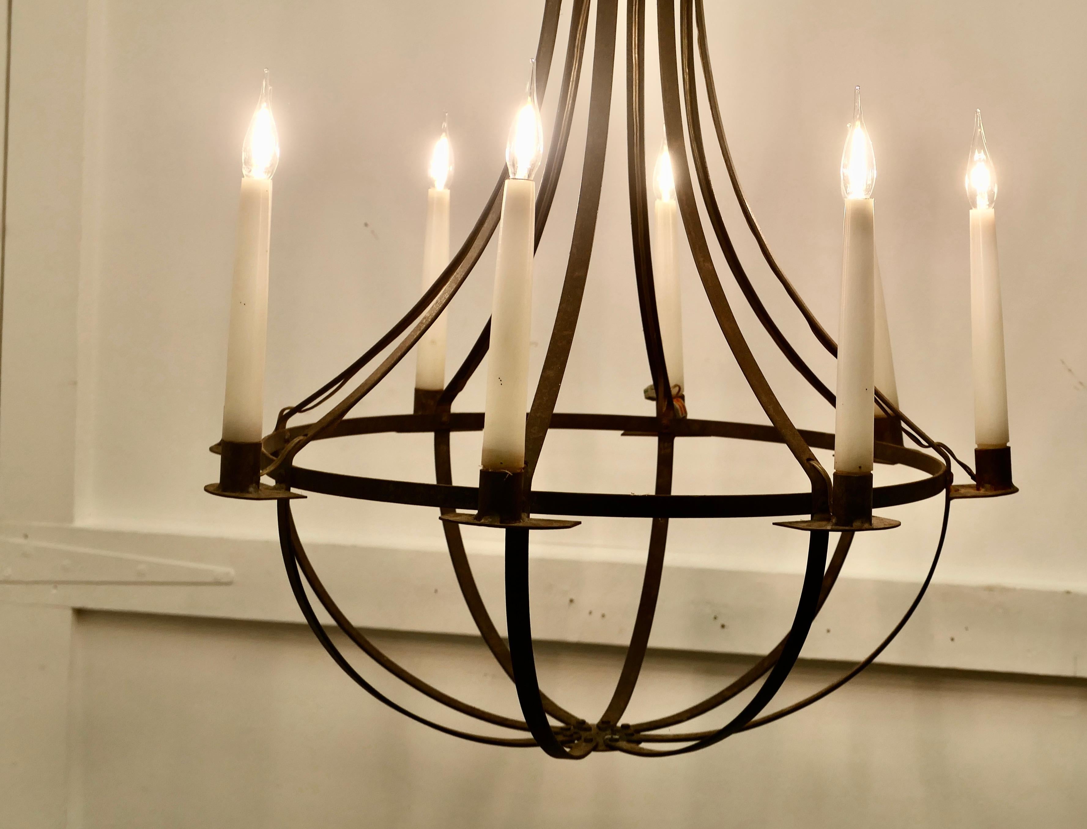 Elegante y Estética Luz de Balón Grande de Herrería  Un impresionante diseño único Hierro en venta
