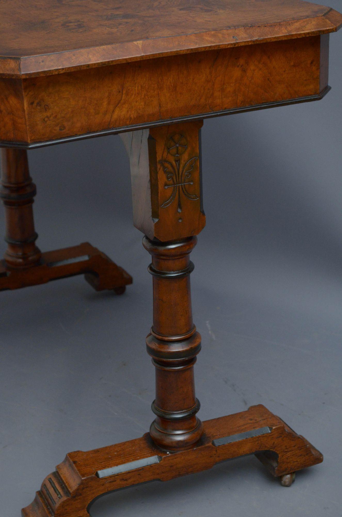 Stylish Aesthetic Movement Pollard Oak Side Table For Sale 8