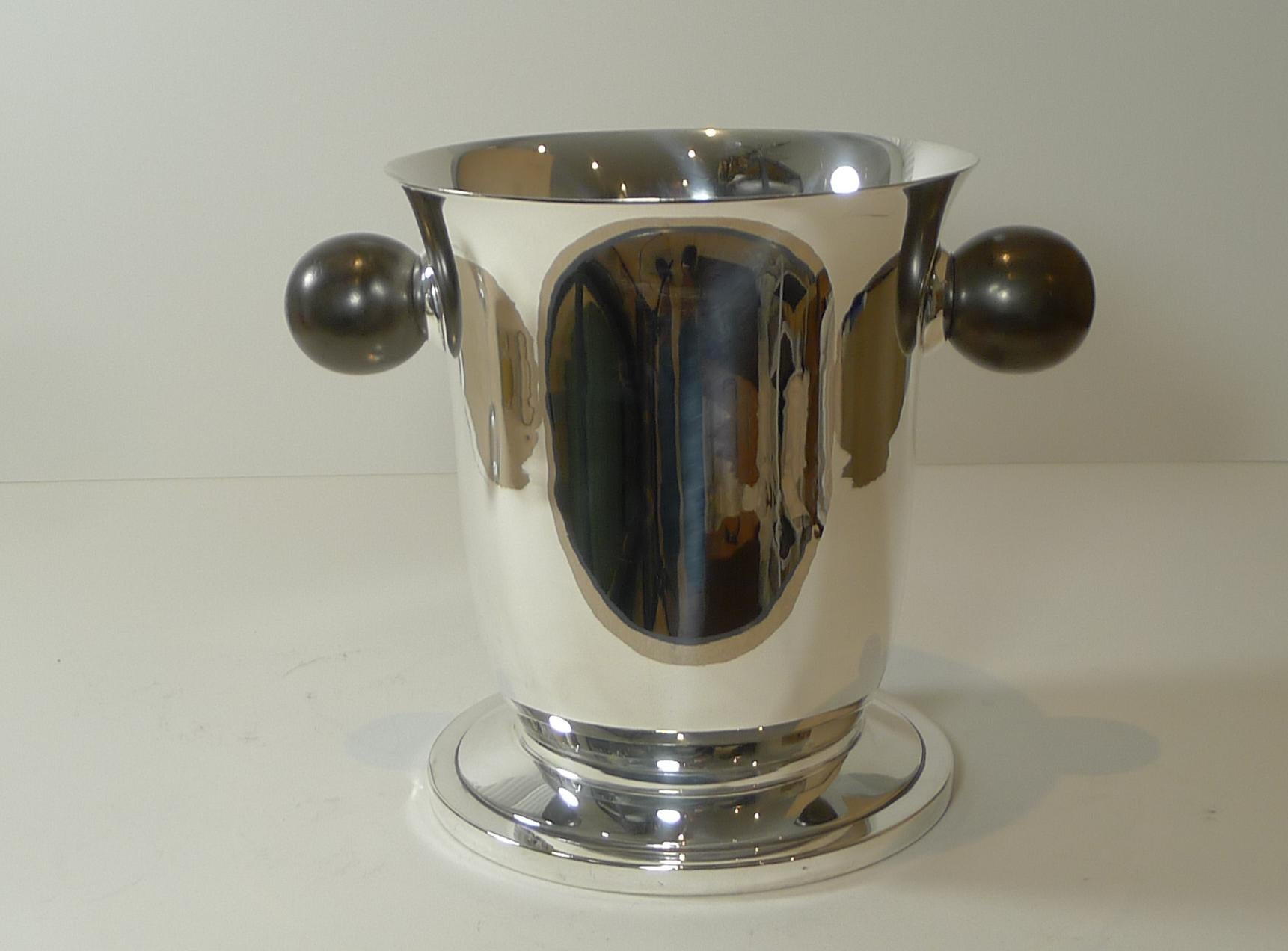 Art Deco Stylish Antique French Champagne Bucket / Wine Cooler