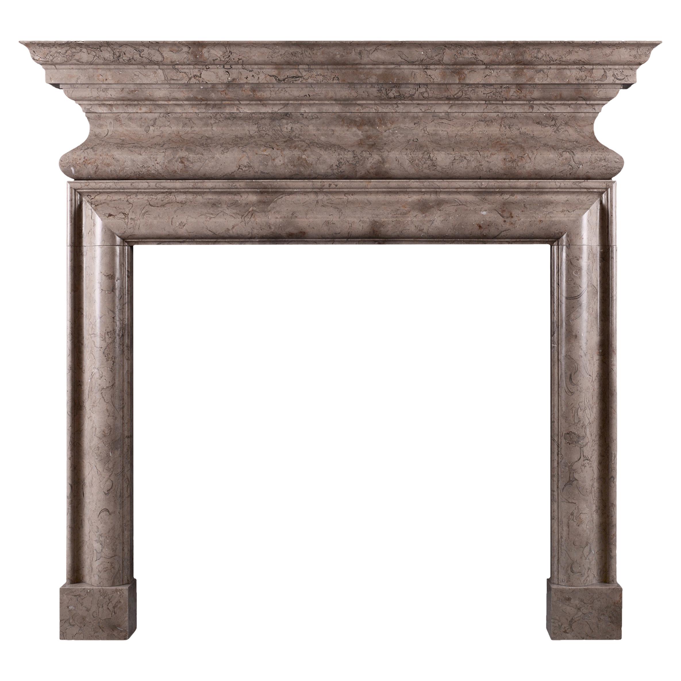 Stylish Architectural Fireplace, a Copy of an Original by Sir Edwin Lutyens For Sale