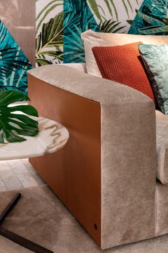 Elegante struttura di poltrona in legno massiccio e Wood Personalizzabile