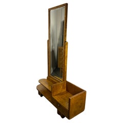 Tocador / tocador / espejo cheval de estilo Art Decó