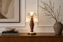 Stylish Art Deco lamp, Poland, mid-20th century.