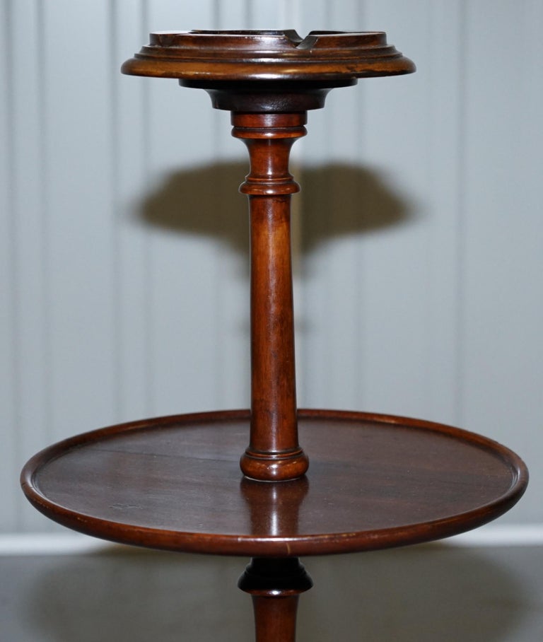 Stylish Art Deco Mahogany Two Tiered Smokers Side Table with Built in  Ashtray at 1stDibs | ashtray table, smokers table, ashtray table stand