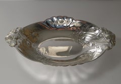 Stylish Art Nouveau French Christofle Gallia Bread Basket, c.1910