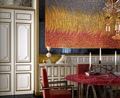 Stylish Artistic Mosaic Handmade  Gold Leaf Customizable