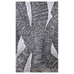 Elegante Mosaico Artístico Hecho a Mano Hoja de Platino Personalizable