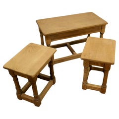 Stilvolle Arts and Crafts-Tische aus Eichenholz