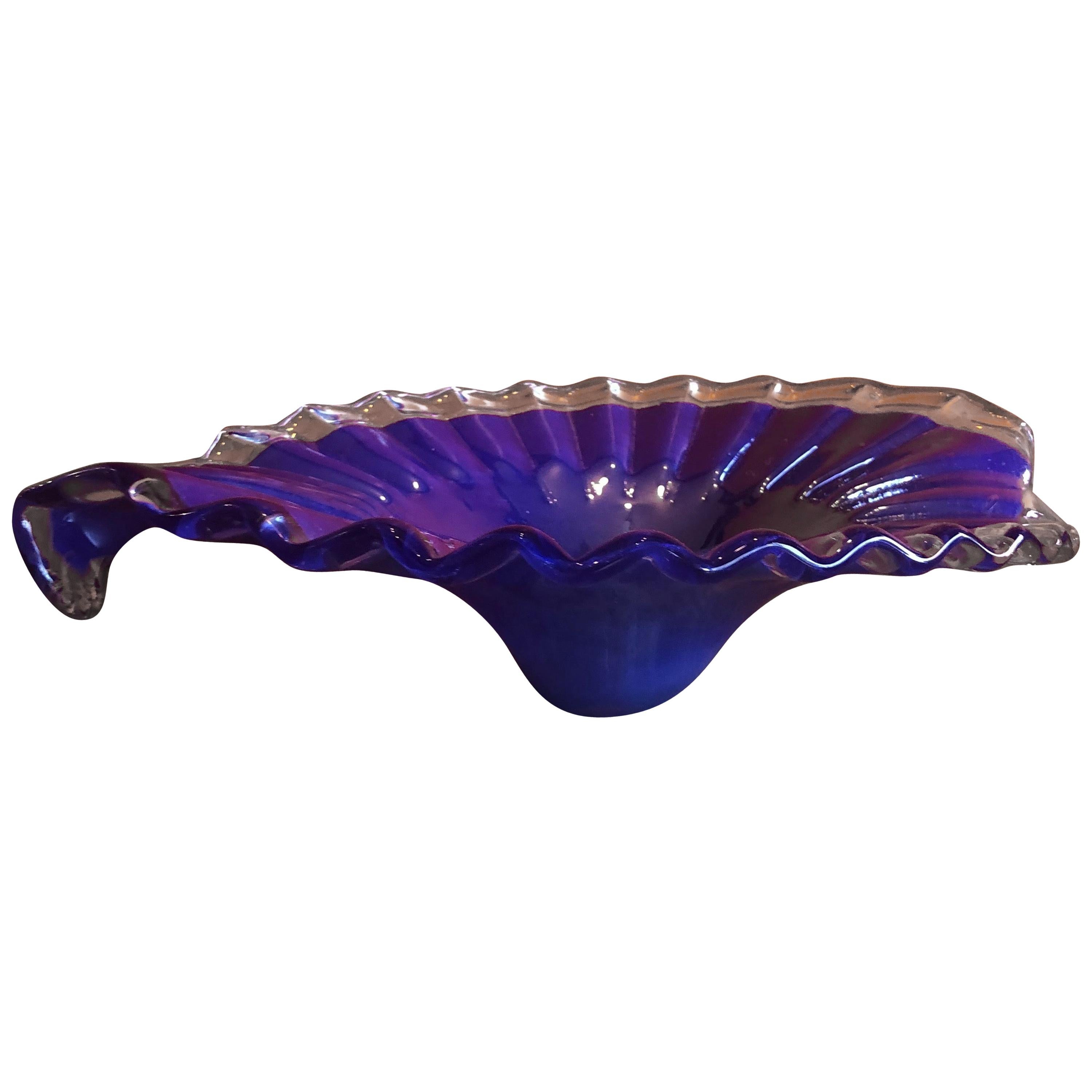 Extra Large Seashell Shaped Centerpiece Bowl By Yalos For Murano Glass At 1stdibs Yalos