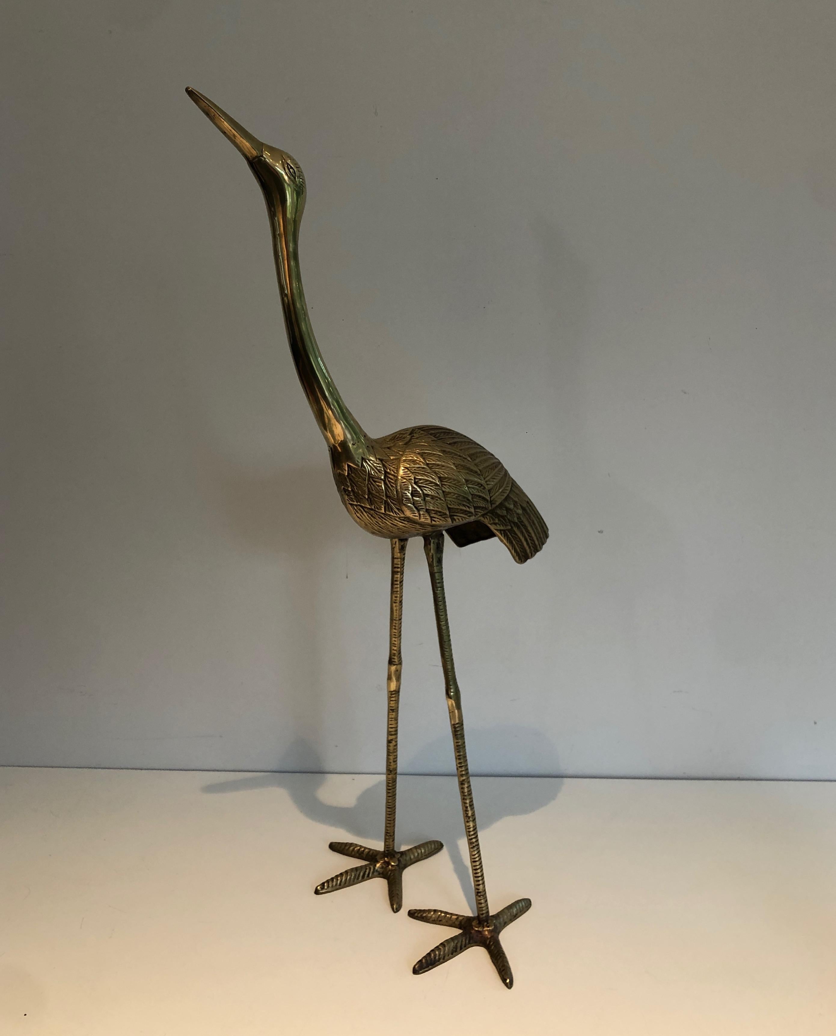 Mid-Century Modern Oiseau en laiton en vente