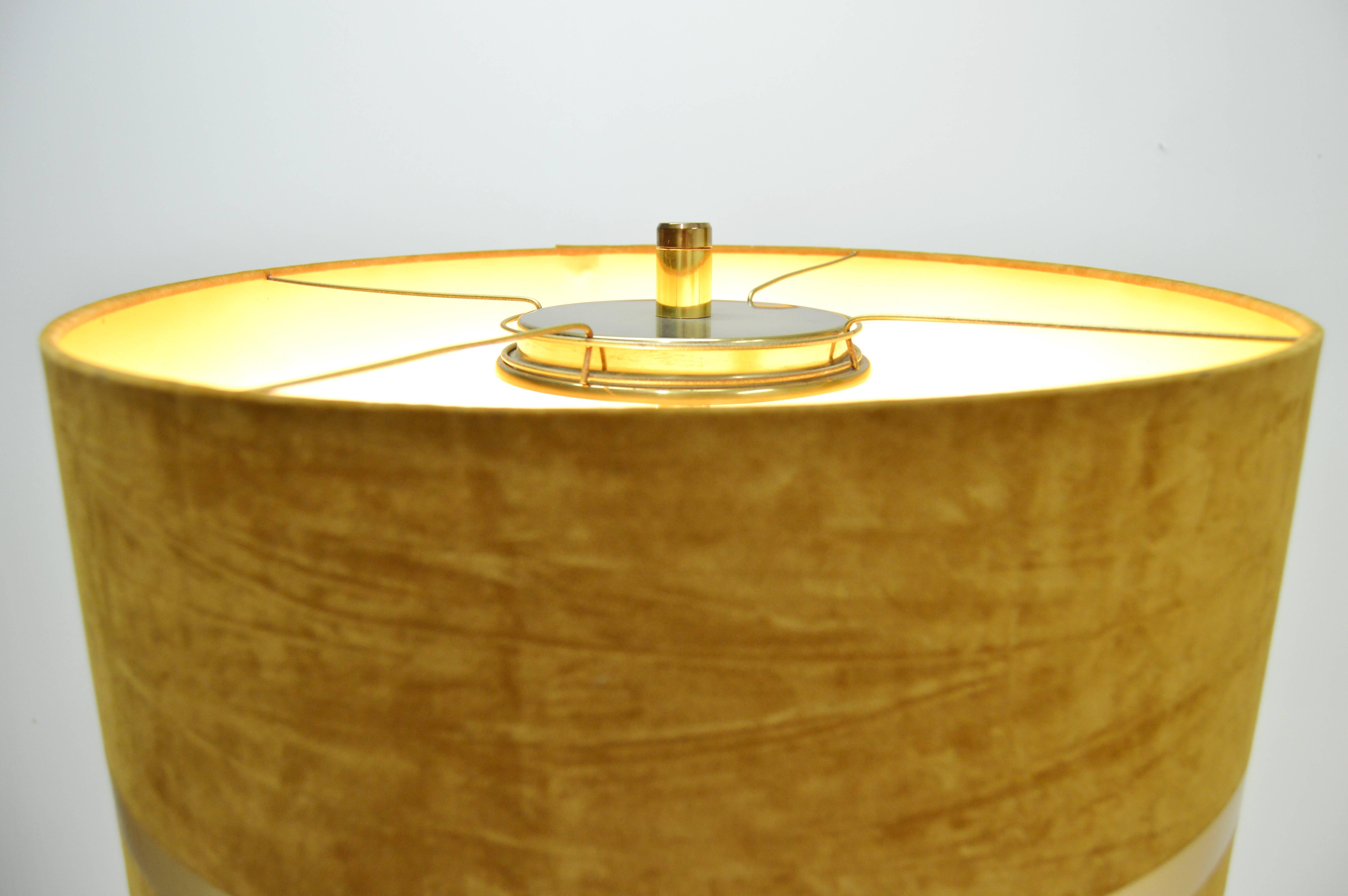 Stylish Brass Floor Lamp For Sale 7