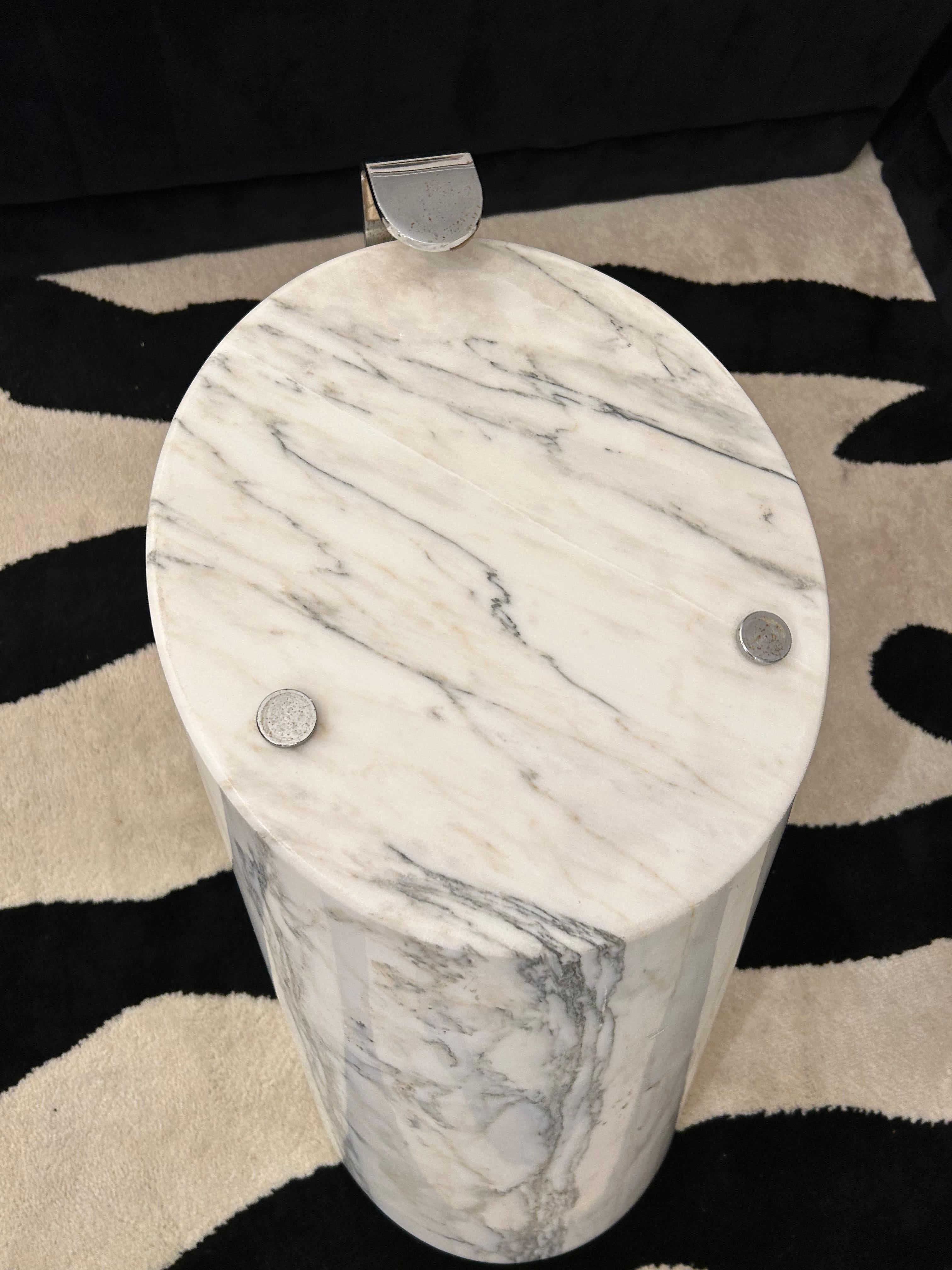 Stylish Brueton Style Asymmetrical Marble & Glass Coffee Table 3