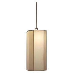 Stylish Ceiling Lamp Lampshade in Fabric Metal Frame Antique Bronze Finish