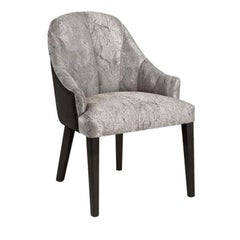 Sedia elegante Made Solid e Tomber Gambe in Wood Laccato Personalizzabili