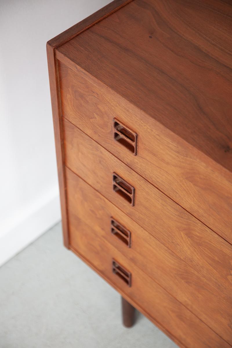 20th Century Stylish Chest of Mid Century, Danish Drawers For Sale