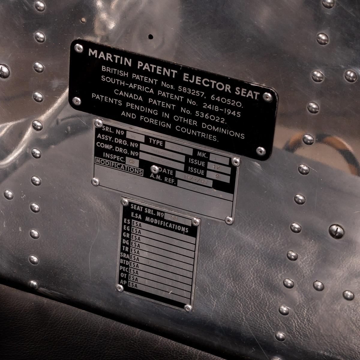 Stylish Polished Ejection Seat by Martin Baker, circa 1960 1