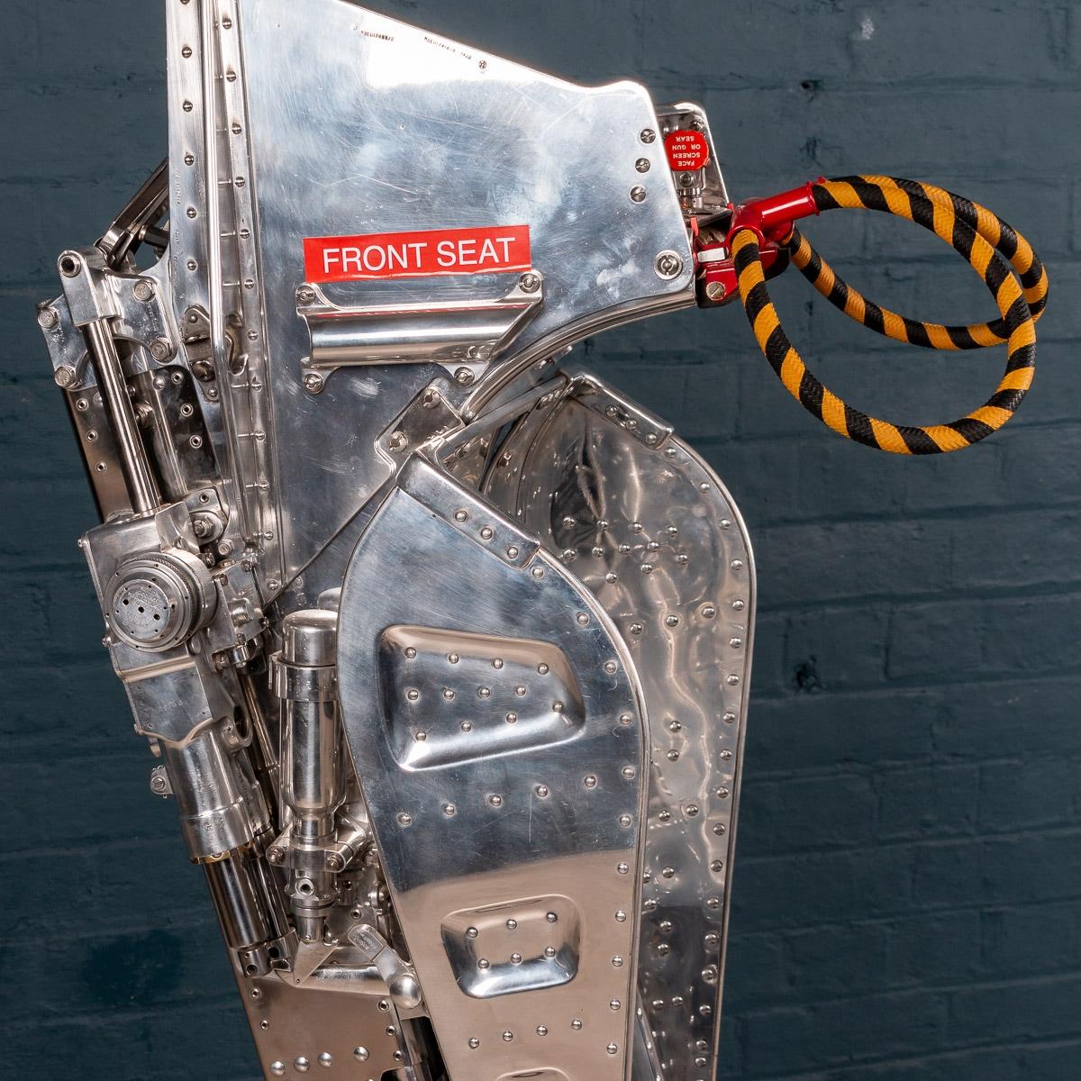 Stylish Polished Ejection Seat by Martin Baker, circa 1960 2