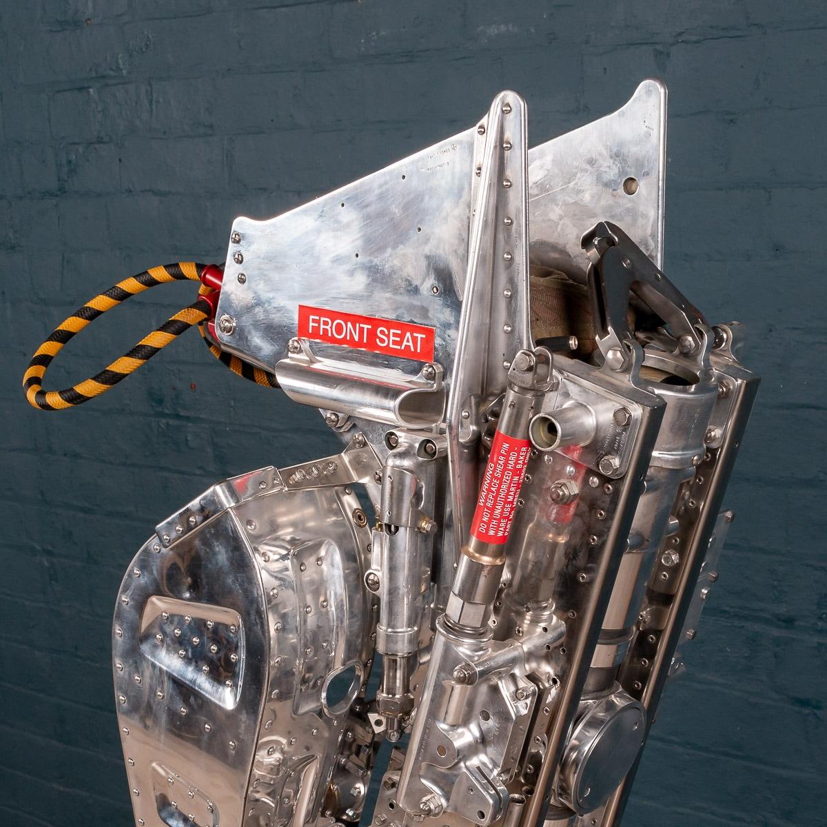 Stylish Polished Ejection Seat by Martin Baker, circa 1960 3