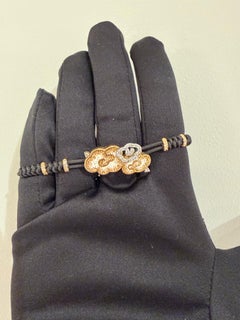 Sicis Jewels 18K Yellow Gold Micro Mosaic Bracelet with White Diamonds