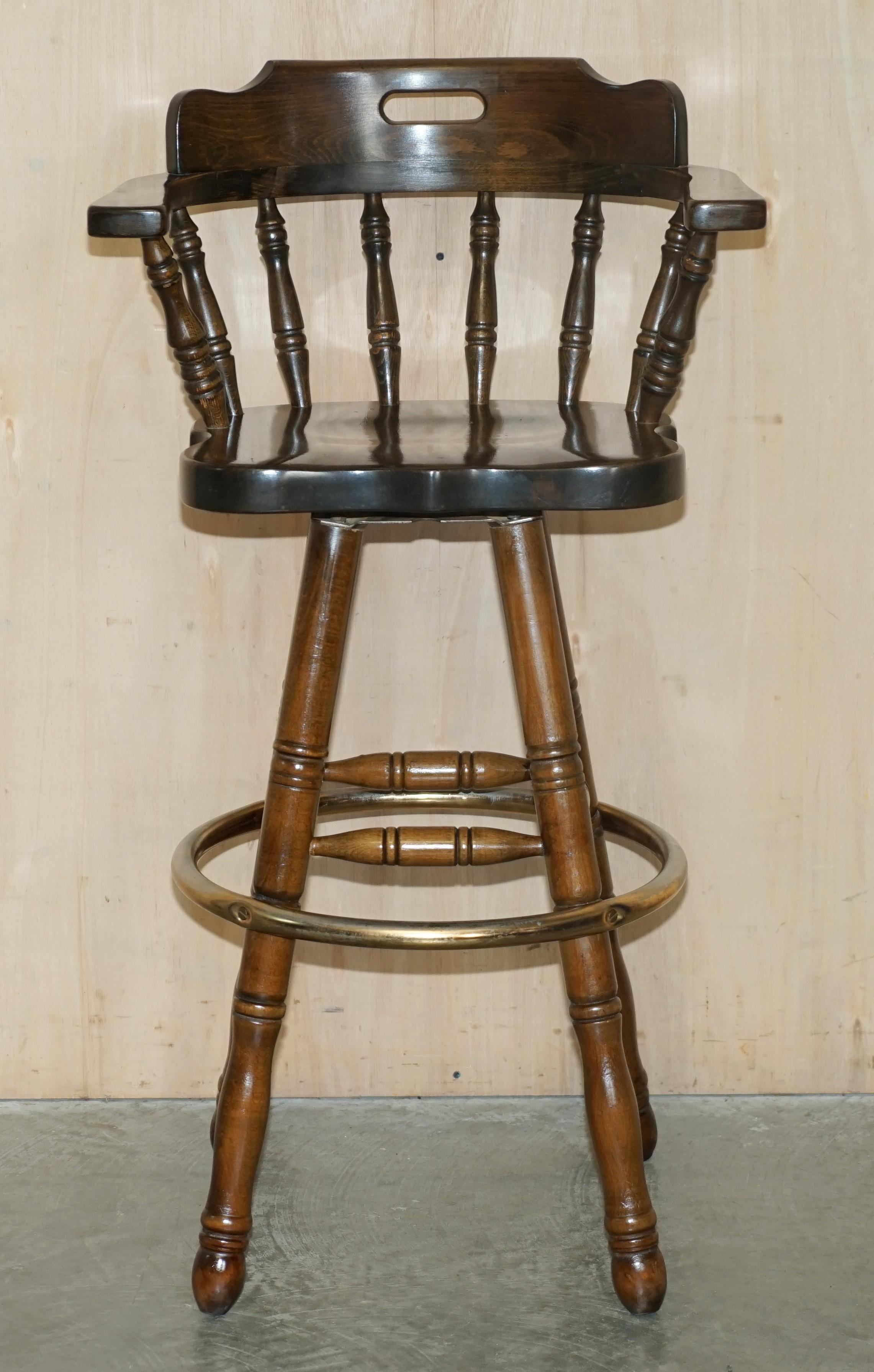 captain bar stools swivel