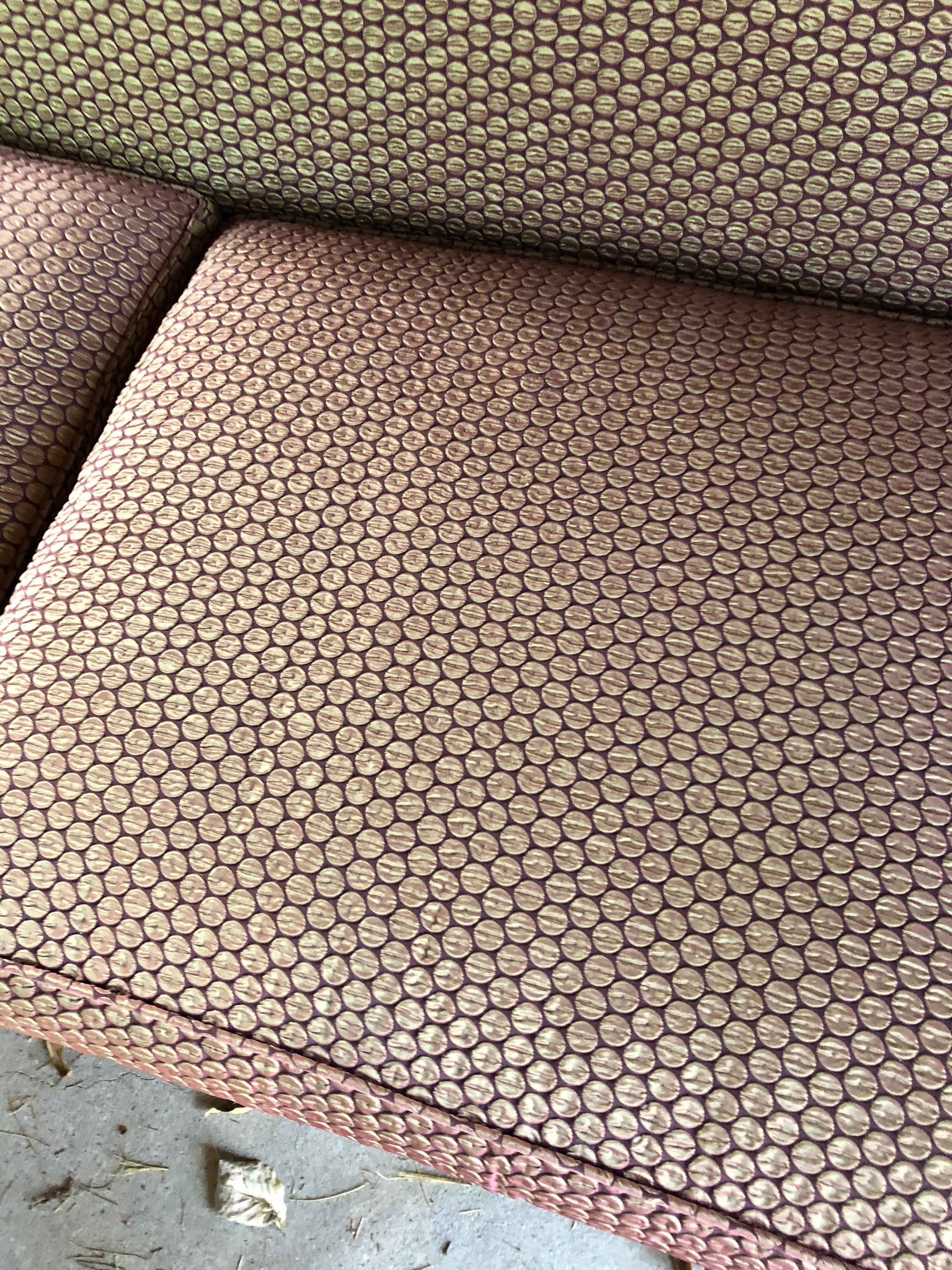 Mid-Century Modern Stylish Donghia St. James Sofa Upholstered Jack Lenor Larsen 
