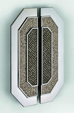 Stylish Door Handle Amazing Design Different Finishes Decorated with Micromosaic