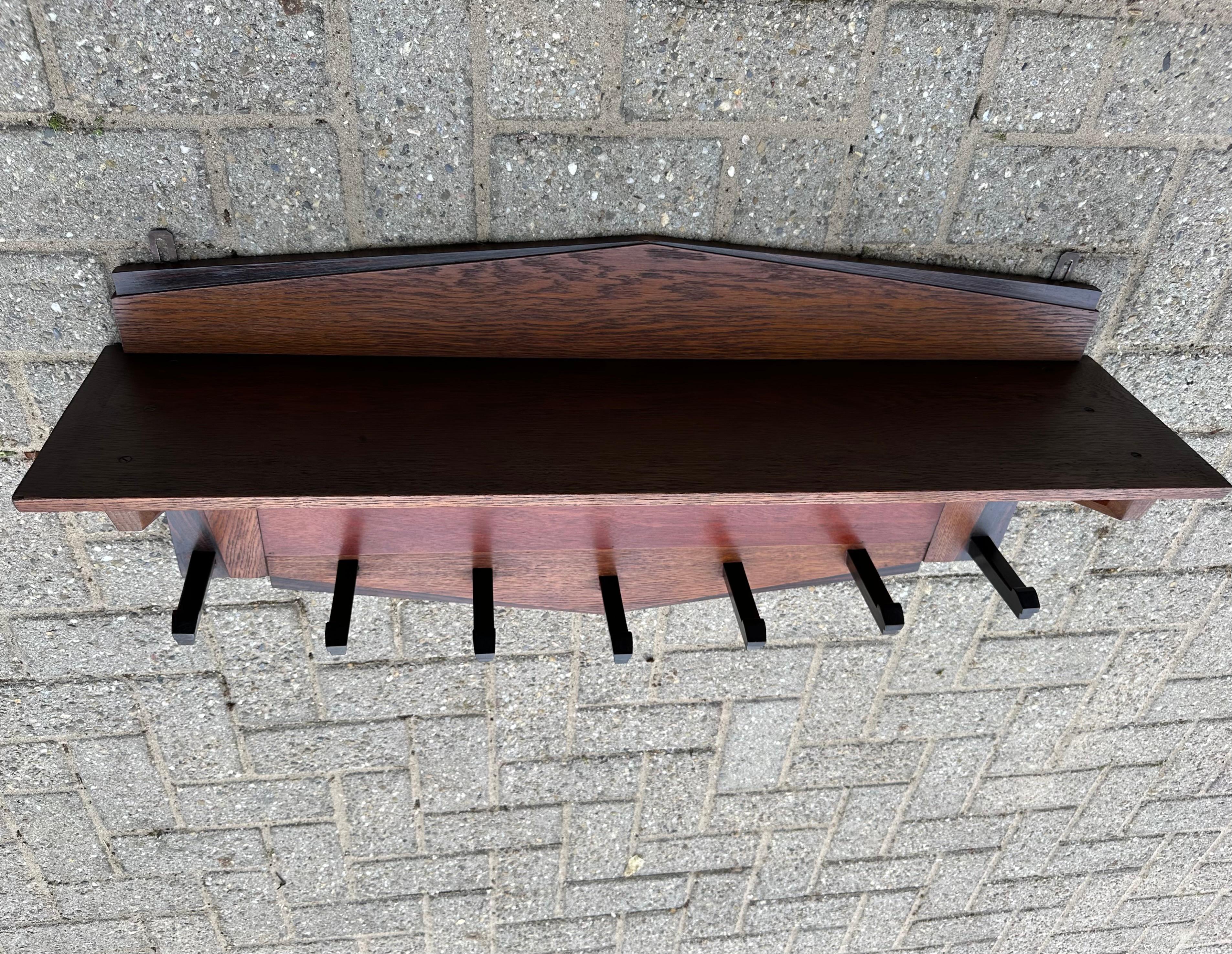 Porte-manteaux Art déco élégant au design néerlandais de 1920 par Paul Izeren pour Genneper Molen en vente 3